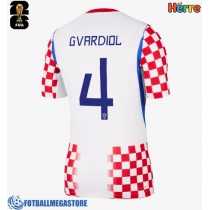 Fotballdrakt Herre Kroatia Josko Gvardiol #4 Hjemmedrakt VM 2026 Kortermet